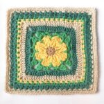 Daisy Afghan Square