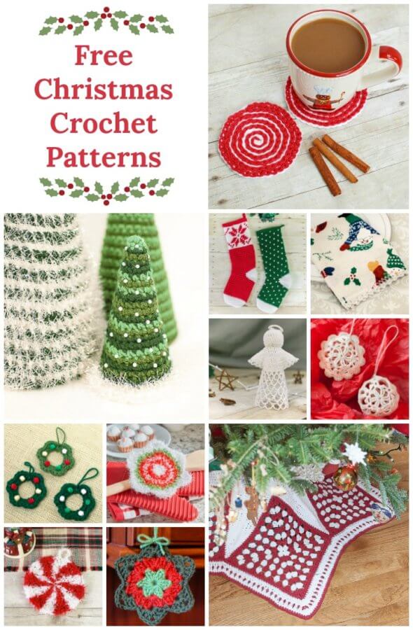 Christmas Crochet ... From Dining to Decor | www.petalstopicots.com