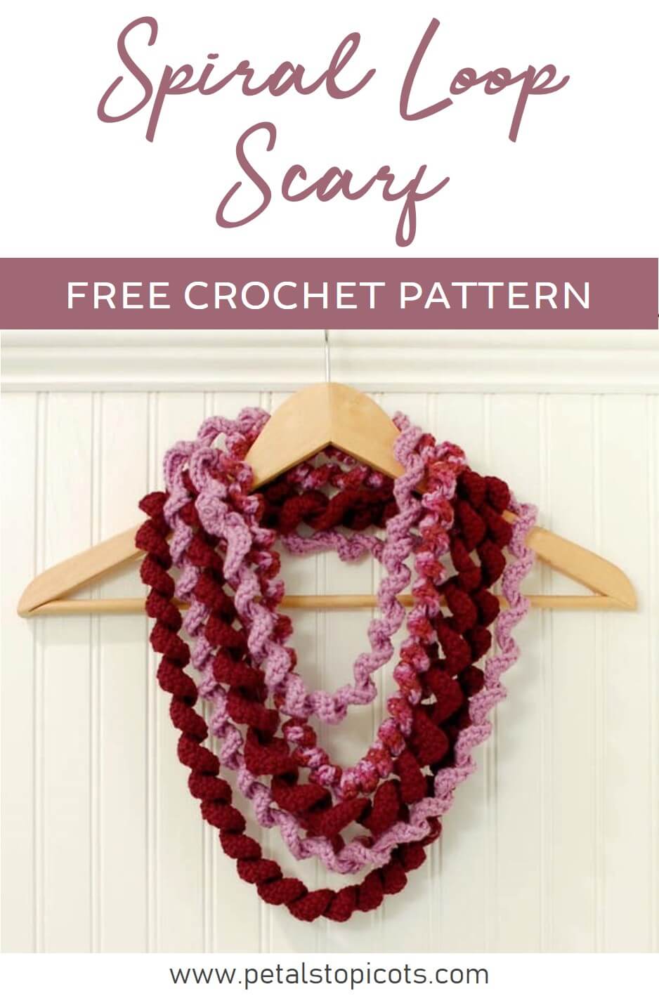 Crochet Corkscrew - Curlicue Spiral Scarf Pattern