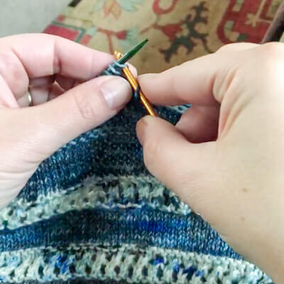 How To Knit With A Crochet Hook