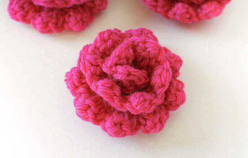 crochet flower pattern diagram