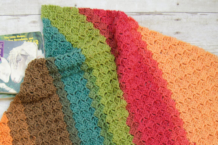 Corner to Corner Crochet Baby Blanket / C2C Crochet