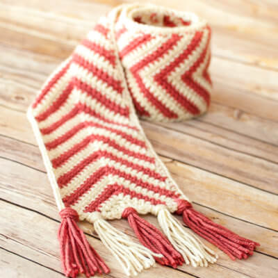 Chevron Crochet Scarf Pattern