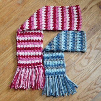 Ad-Free Pdf Pattern - Mod Cluster Stitch Crochet Hat & Scarf Patterns - Image 4