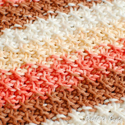 Free Tunisian Stitch Pattern From The New Tunisian Crochet By Dora Ohrenstein