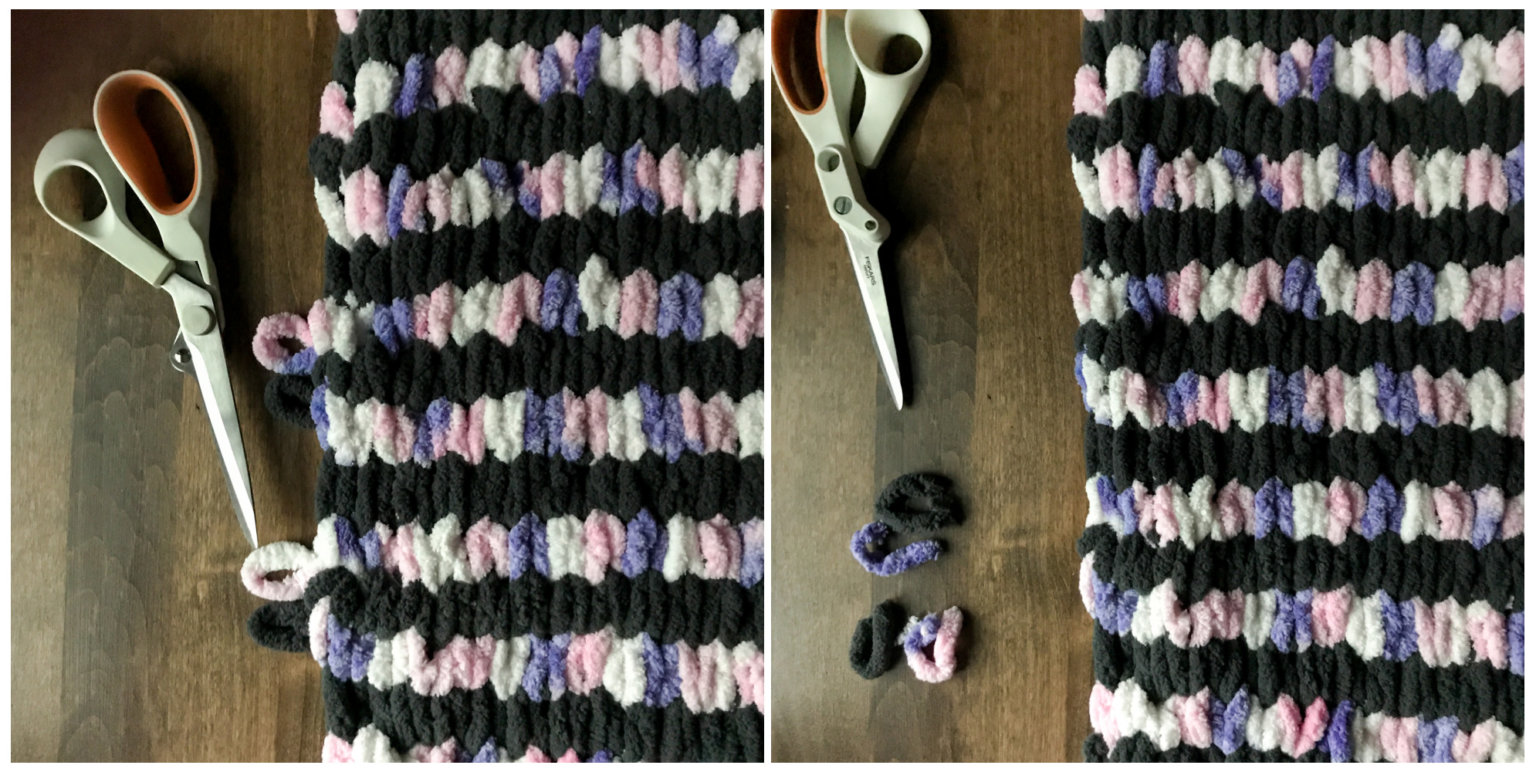 Loop Yarn Blanket Tutorial Baby Blanket or Bigger! Petals to Picots