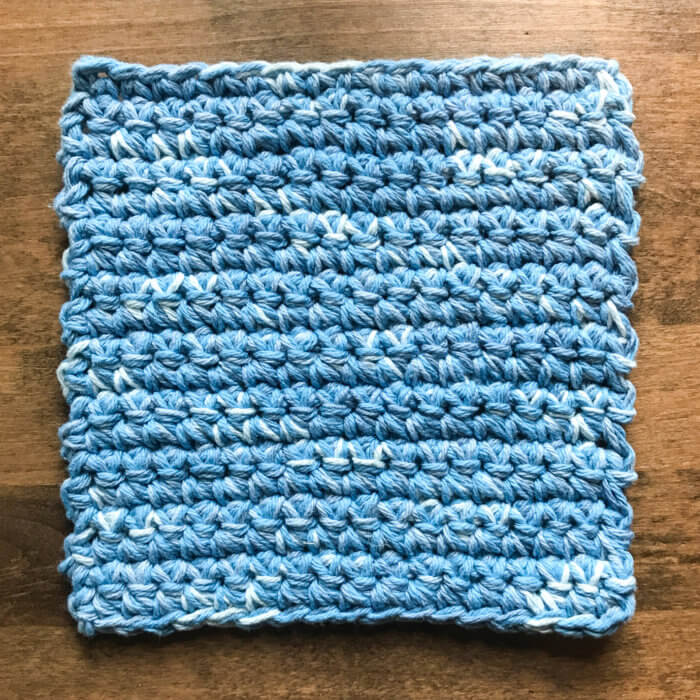 Easy Crochet Hot Pads Worked With Two Strands of Yarn