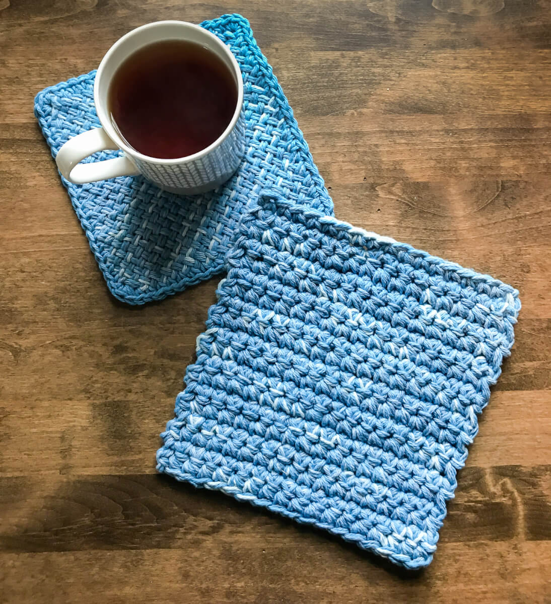Easy Crochet Hot Pads Worked With Two Strands Of Yarn Petals To Picots Easy Crochet Hot Pads Worked With Two Strands Of Yarn Petals To Picots
