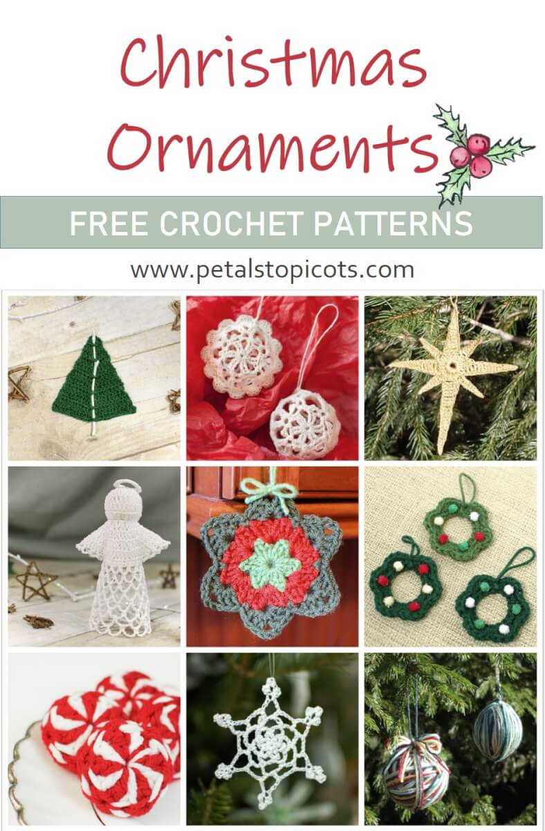 Crochet Christmas Ornaments - Free and Easy Patterns