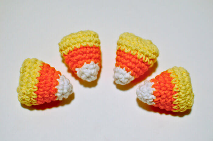 Candy corn crochet pattern